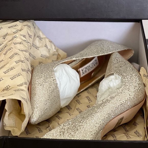 Elegant Badgley Mischka pointed toe pumps. - Picture 6 of 6